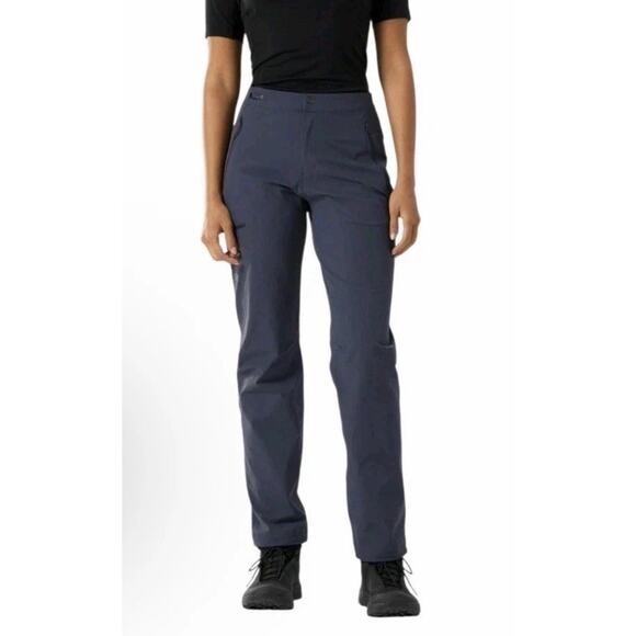 Arc'teryx Gamma Tapered Pant Black Sapphire Blue Women's 4 Regular NWT Outdoor